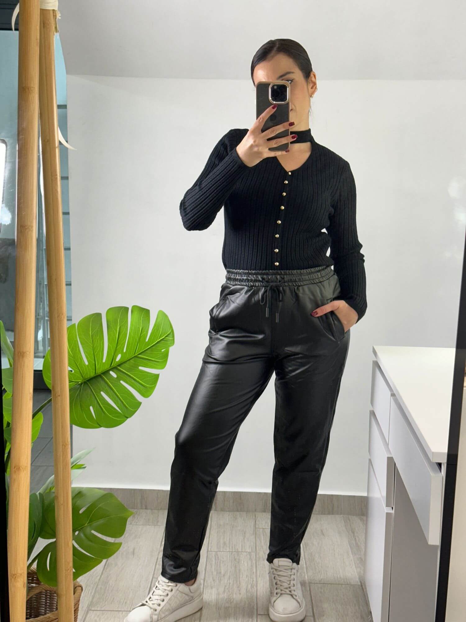 Παντελόνι δερματίνι