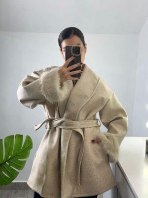 Παλτό Maraih Μπεζ