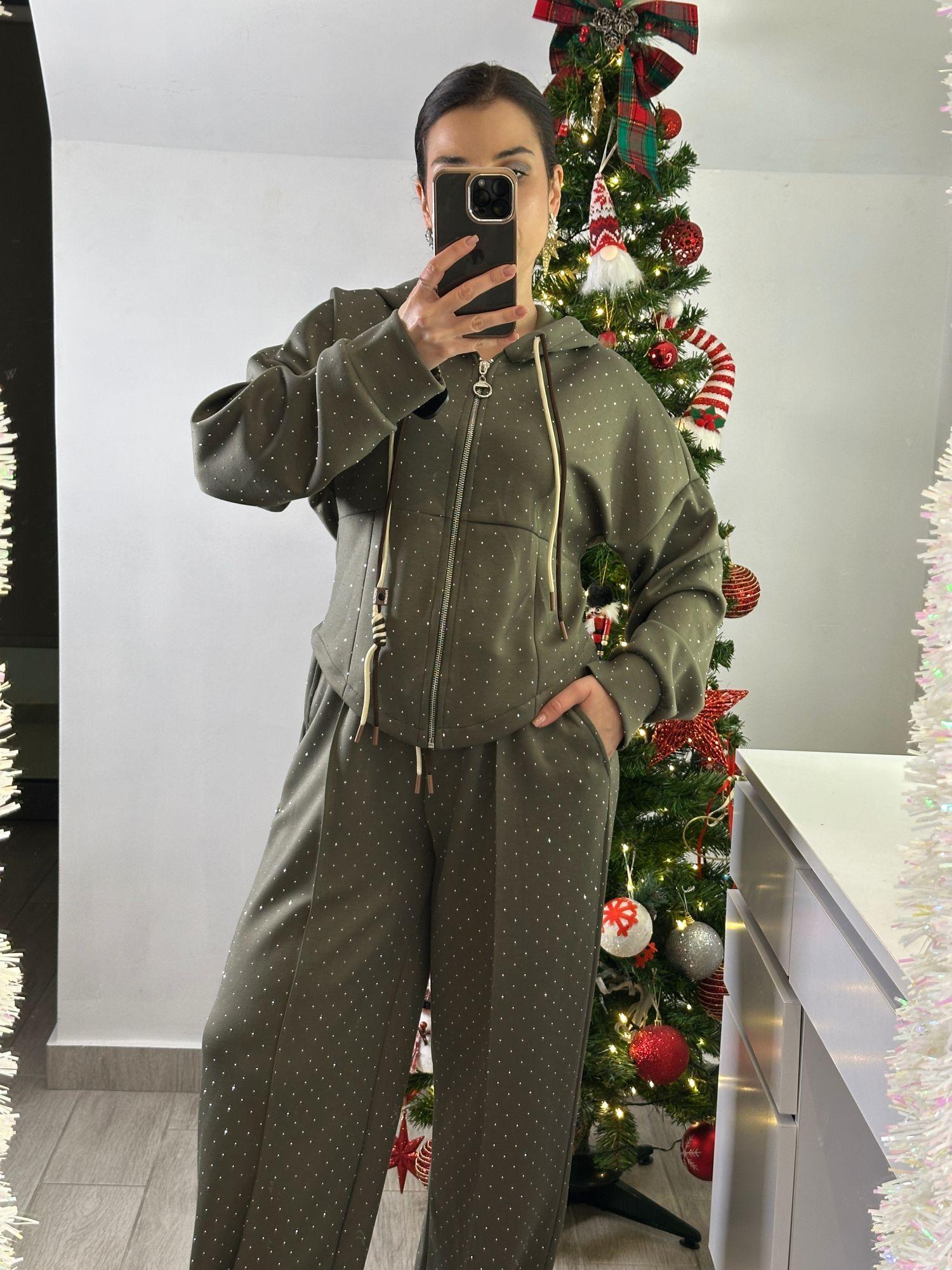 Σετ Φόρμα Leonia Λαδί