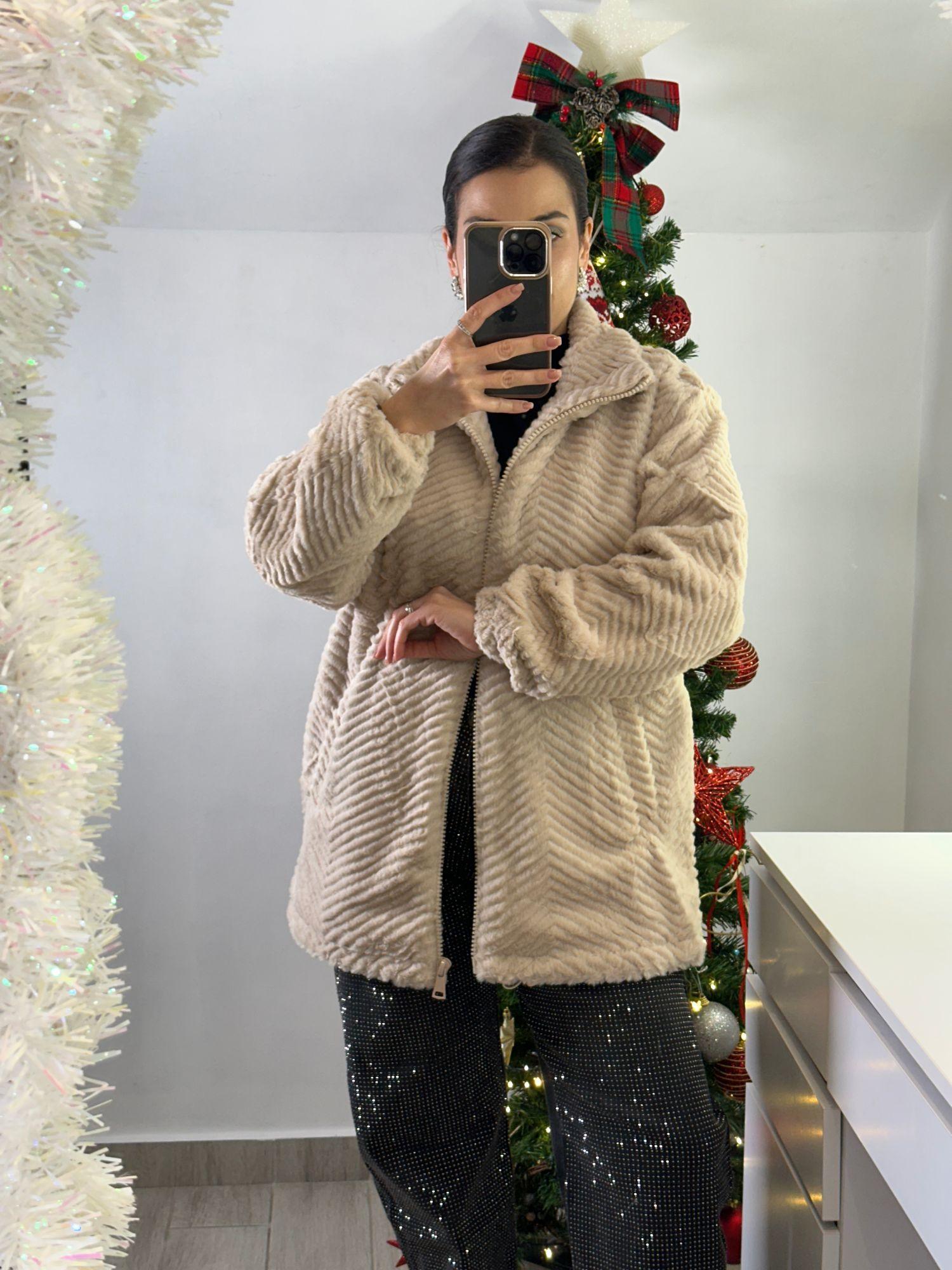 Γούνα Millie Μπεζ