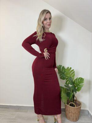 Φόρεμα Dafne Μπορντό