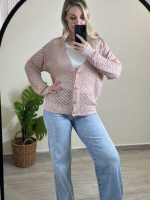 Ζακέτα Margaret Ροζ