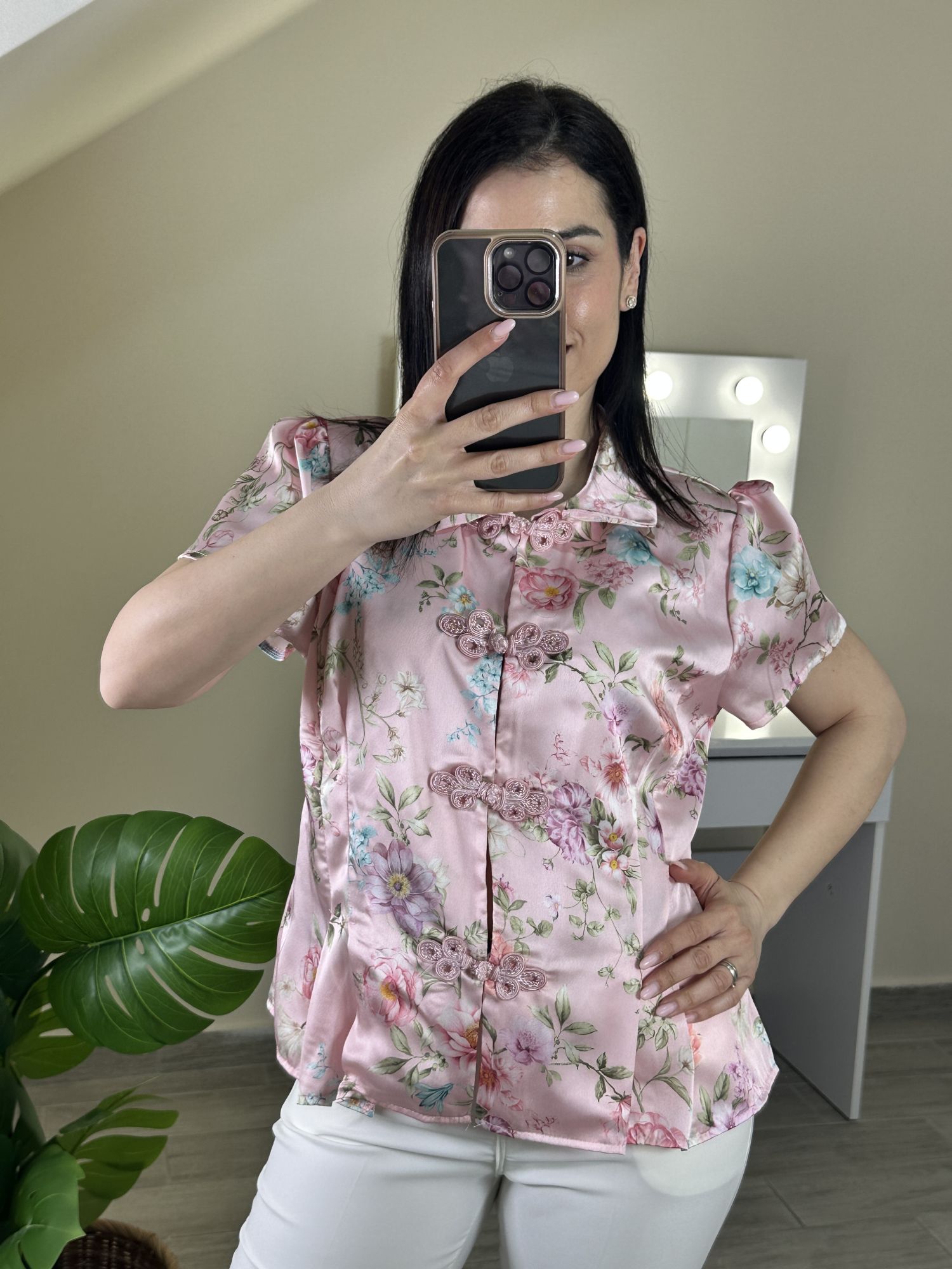 Πουκάμισο Cleo Ροζ