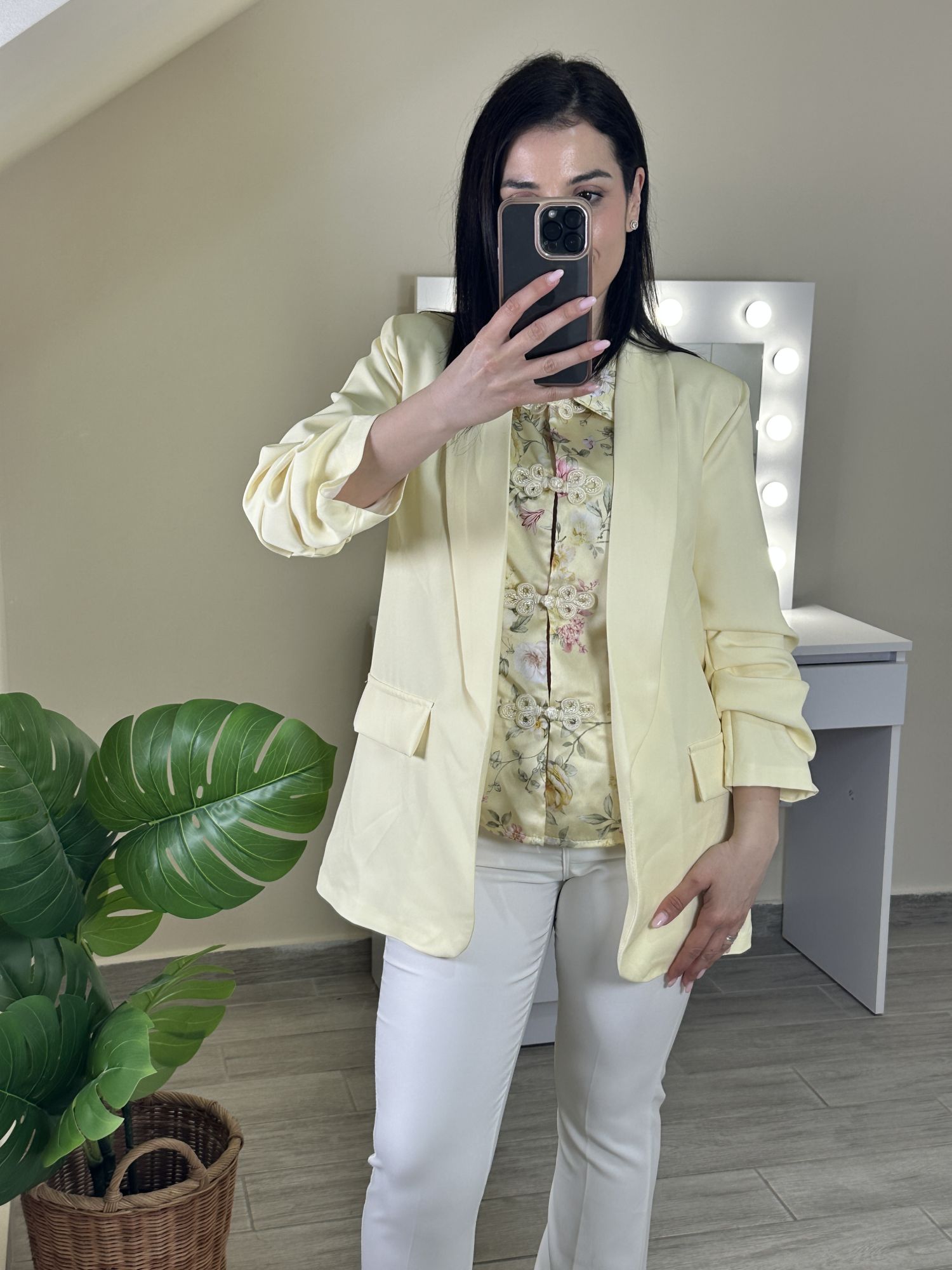 Σακκάκι Μaya Κίτρινο