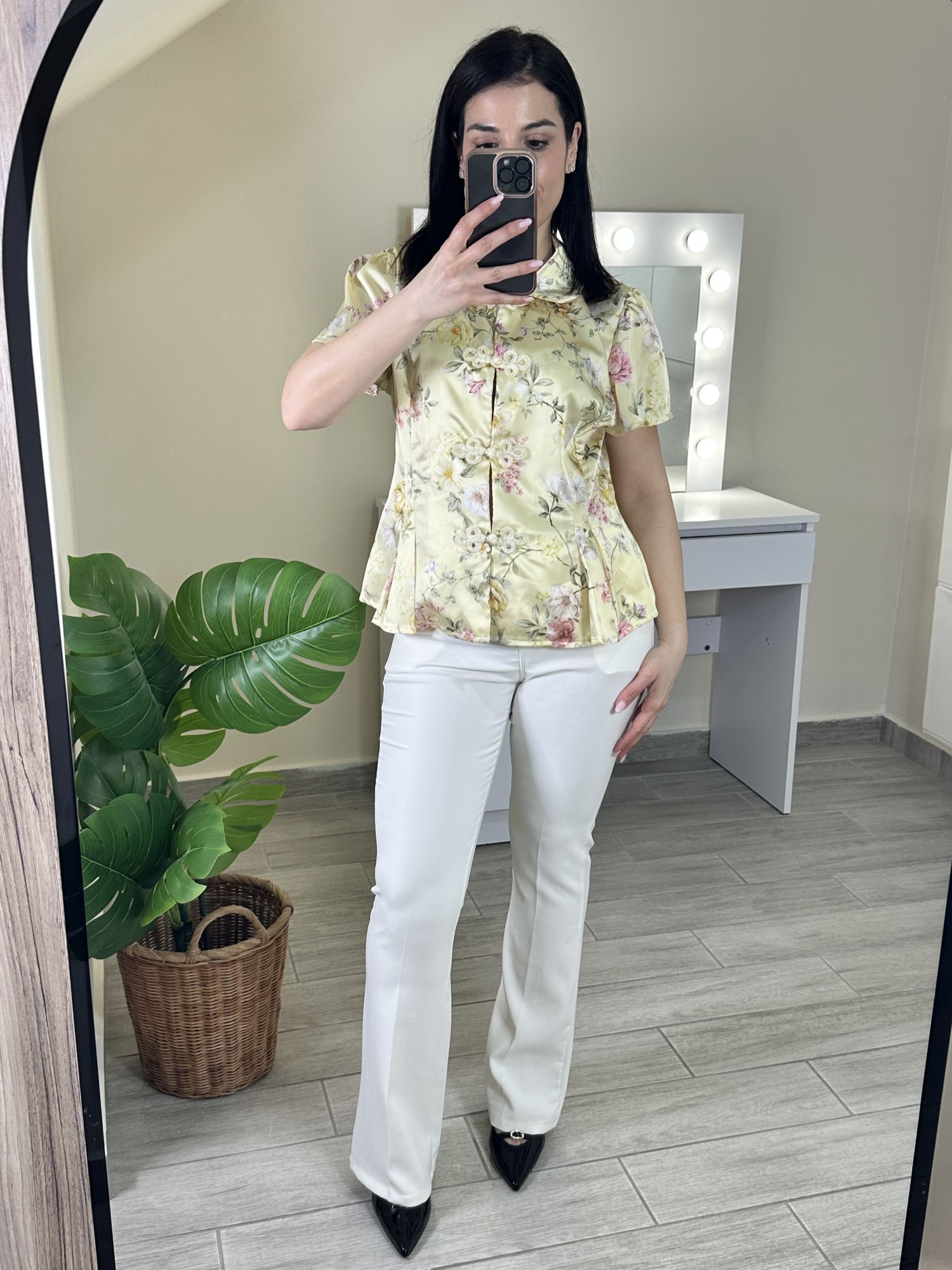 Παντελόνι Kira Λευκό